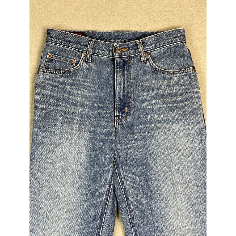 Edwin 503 Jeans Womens 28 Blue Medium Wash Straight Leg Denim Lot 11483-05 - Picture 5 of 12